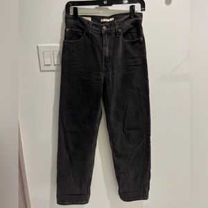Levi’s Dad Jean in Black Stonewash